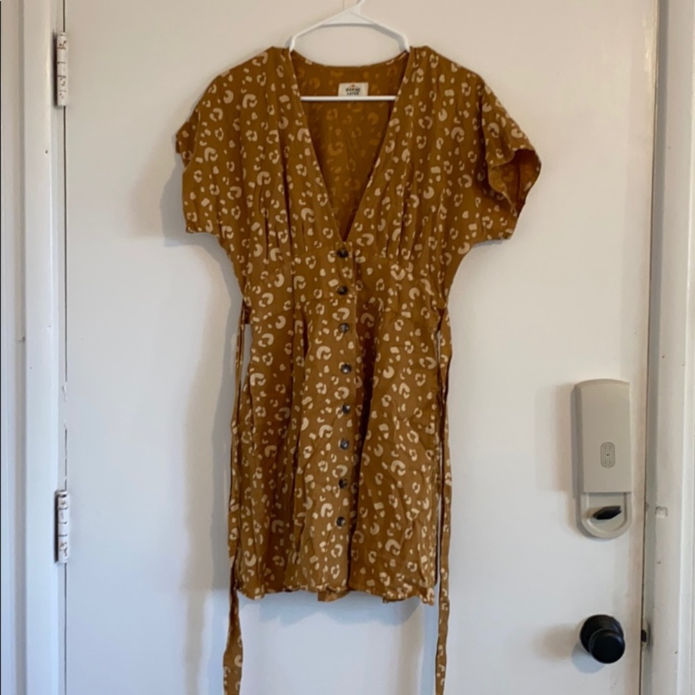 Cheetah print dress